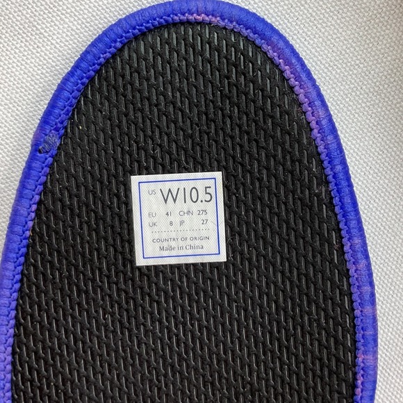 Rothys The Sneaker Eggplant Purple Knit‎ Slip On Shoes Men Sz 9 Women Sz 10.5 main image 5